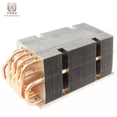 Dissipatore di calore con alette in alluminio stampato