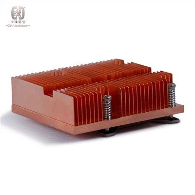 Dissipatore di calore in rame con pinna da skiving