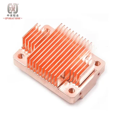 Dissipatore di calore del radiatore in rame per illuminazione a LED mineraria